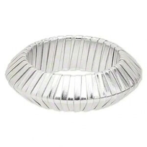 Shagadelic Mod 60s Jetsons Style Silver Bracelet